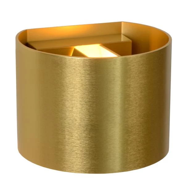 Lucide XIO - Lámpara de pared - LED Regul. - G9 - 1x3,5W 2700K - Ángulo de haz ajustable - Oro mate / Latón - detalle 1
